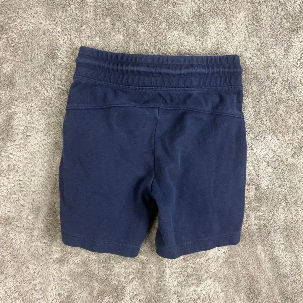 Gap GapFit Navy Blue Boys Tech Sweat Shorts Sweatshorts S Small 6 7 Boys